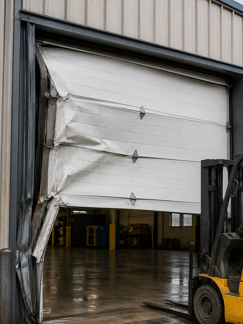 Professional commercial garage door maintenance and repair service
