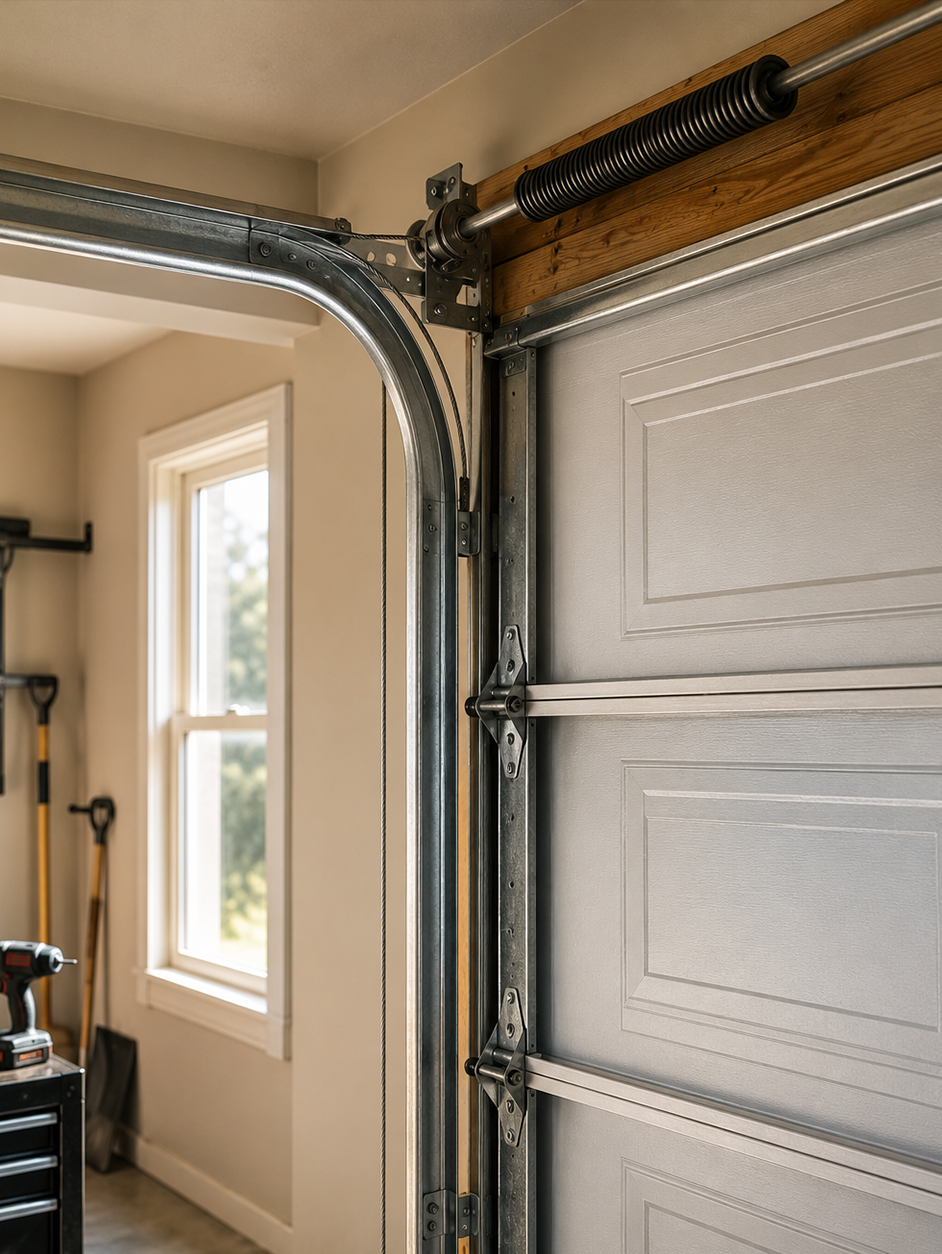 Garage door hardware professional maintenance