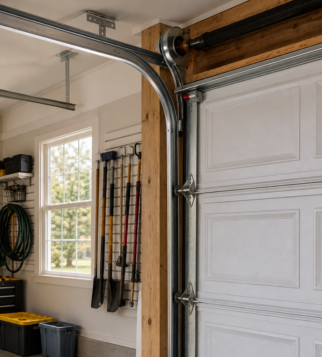 Professional garage door maintenance service