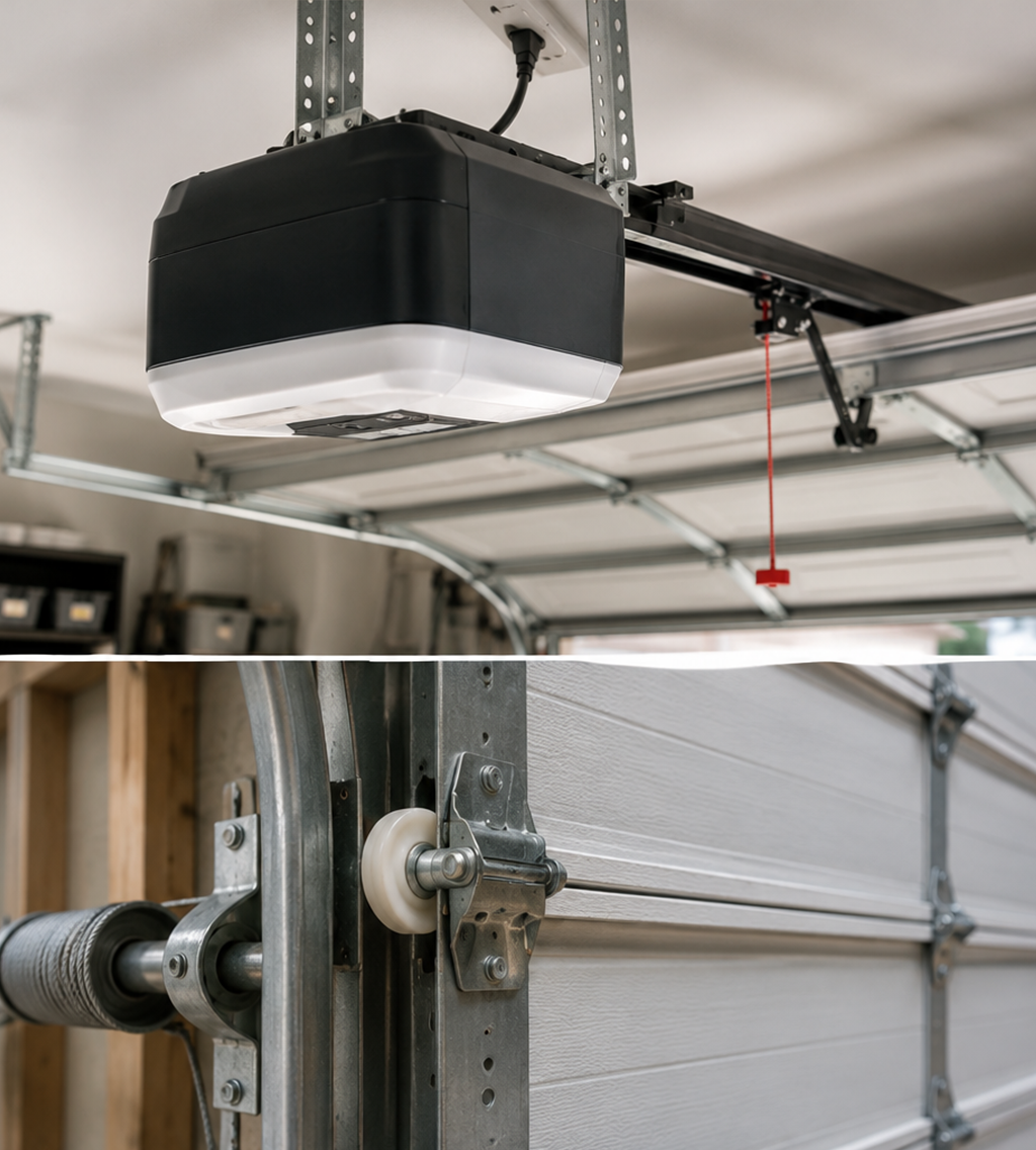Professional garage door opener service